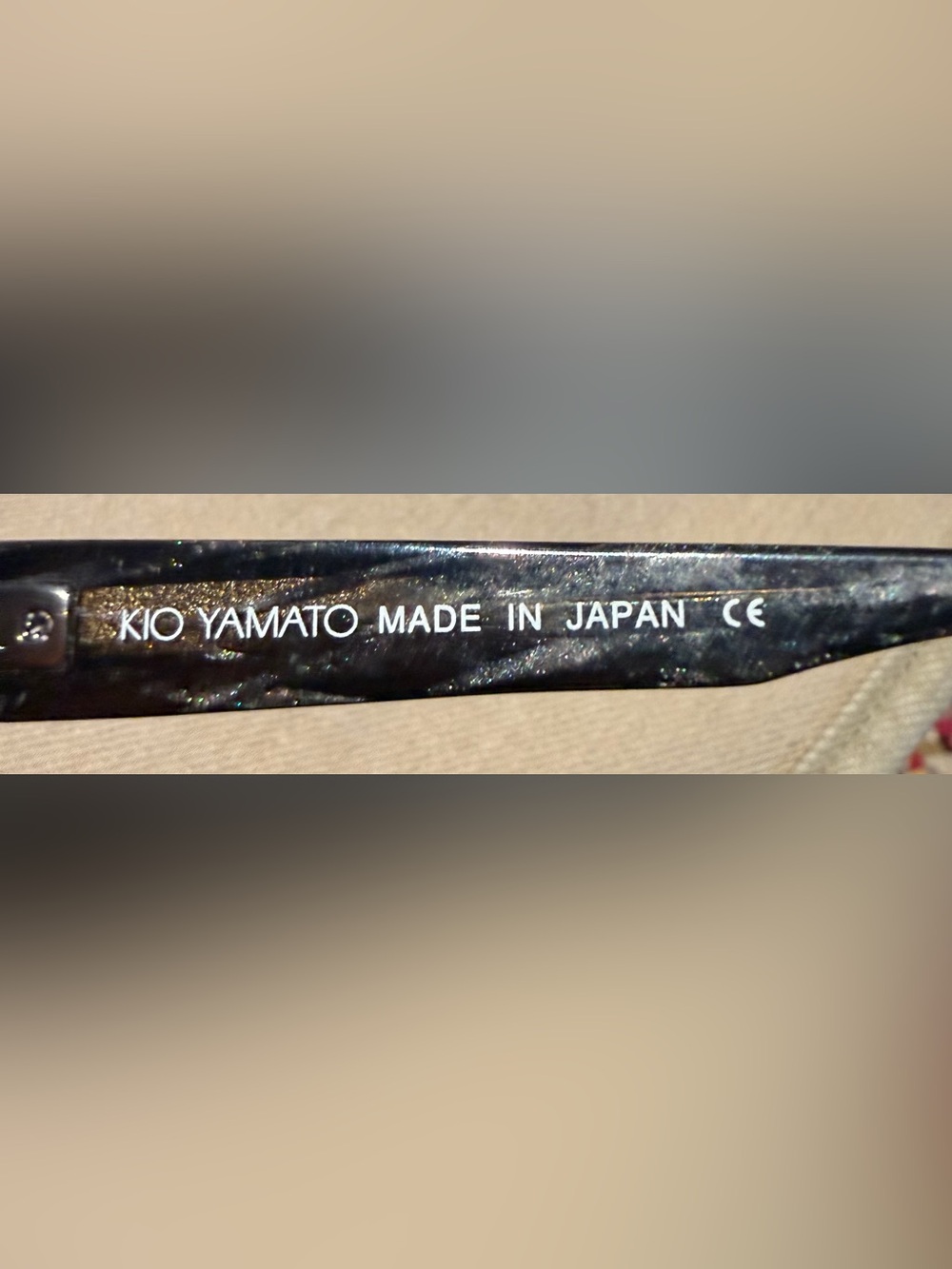 Kio Yamato Black Glass Frames